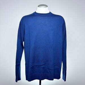 Nike Tiger Woods Collection Golf Sweater XL Blue Wool Blend